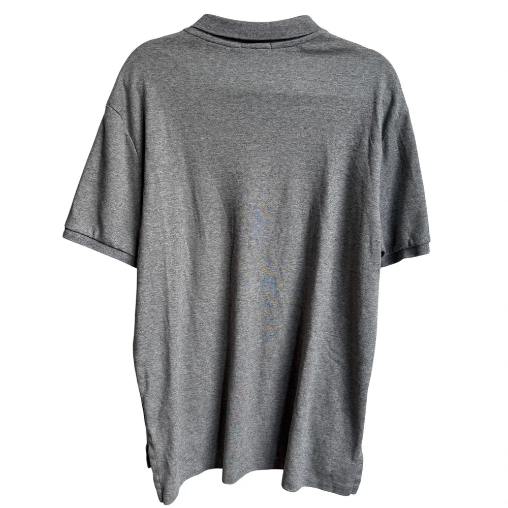 Polo Ralph Lauren Polo Shirt Mens XXL Gray Short Sleeve Cotton Pony Logo Preppy